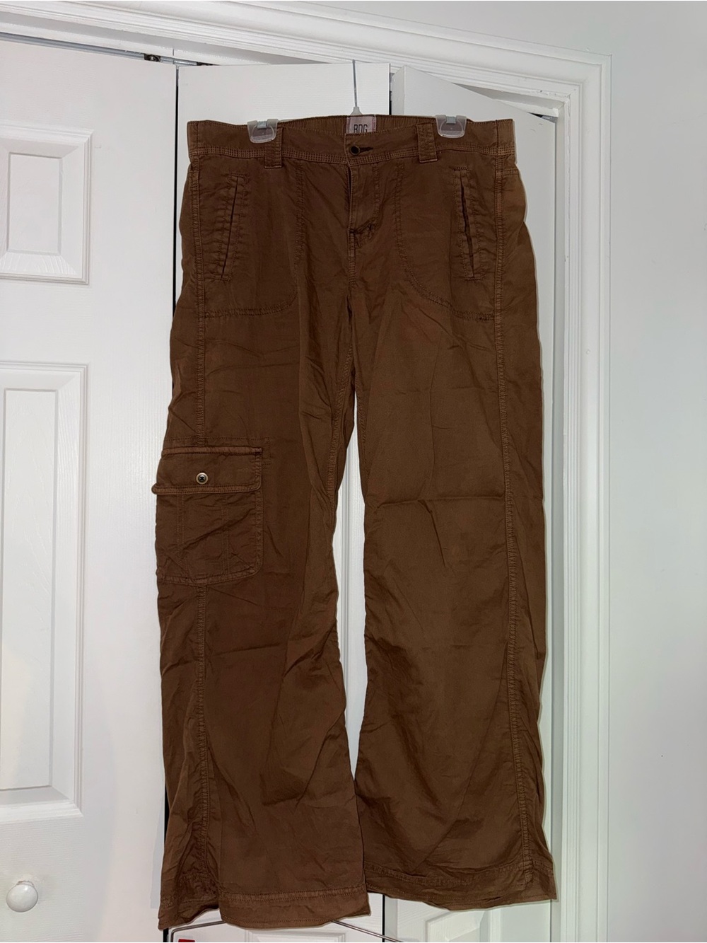 BDG 360 Utility Low-Rise Straight-Leg Brown Cargo Pants
